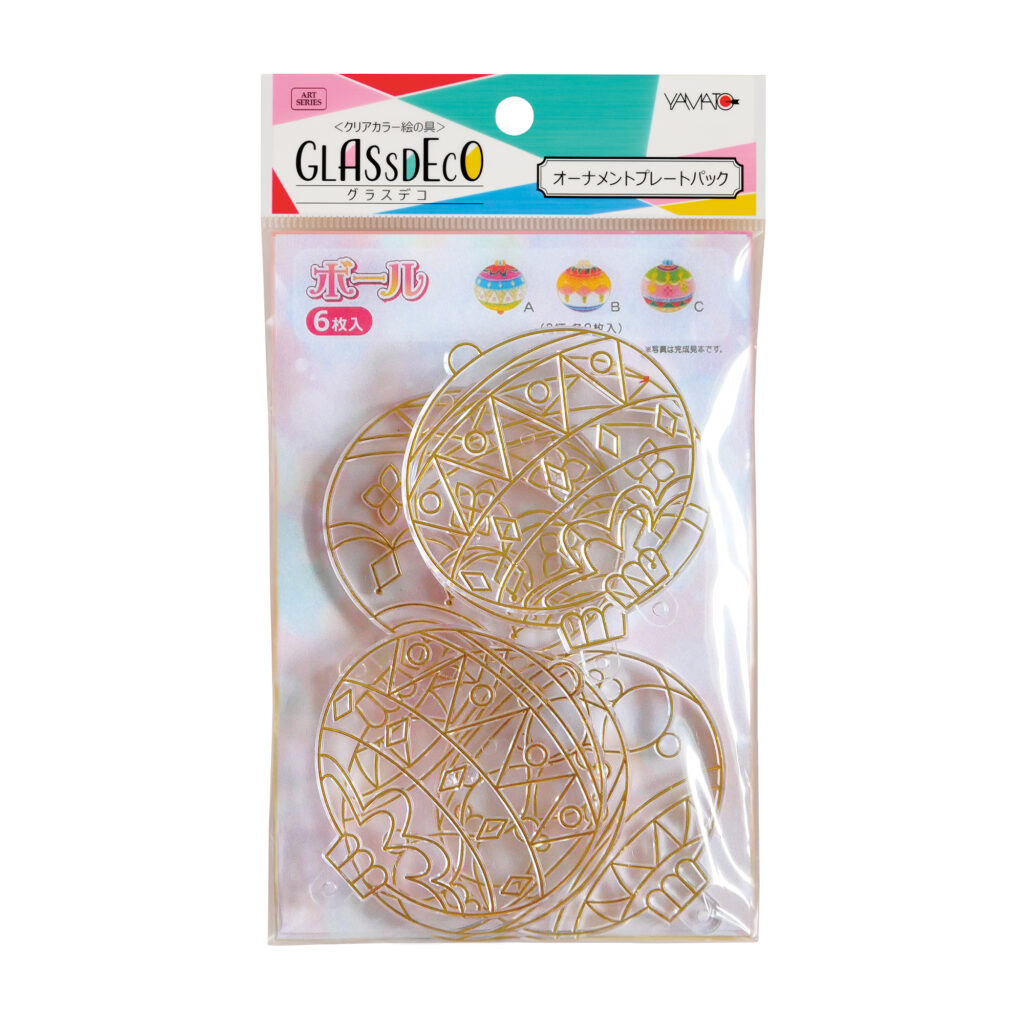 グラスデコ　オーナメントプレートパック　ボール